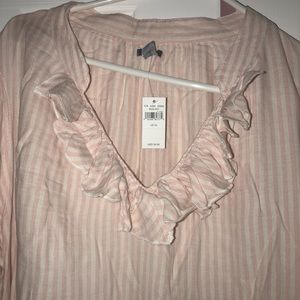 Adorable pink & white striped Aerie tunic!!